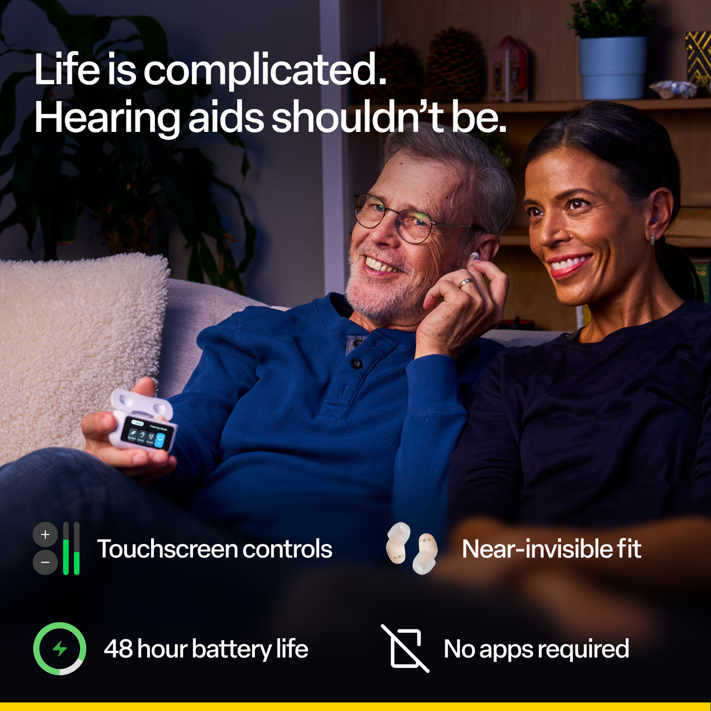 Audien Atom X OTC Hearing Aids - Manufacture Warranty