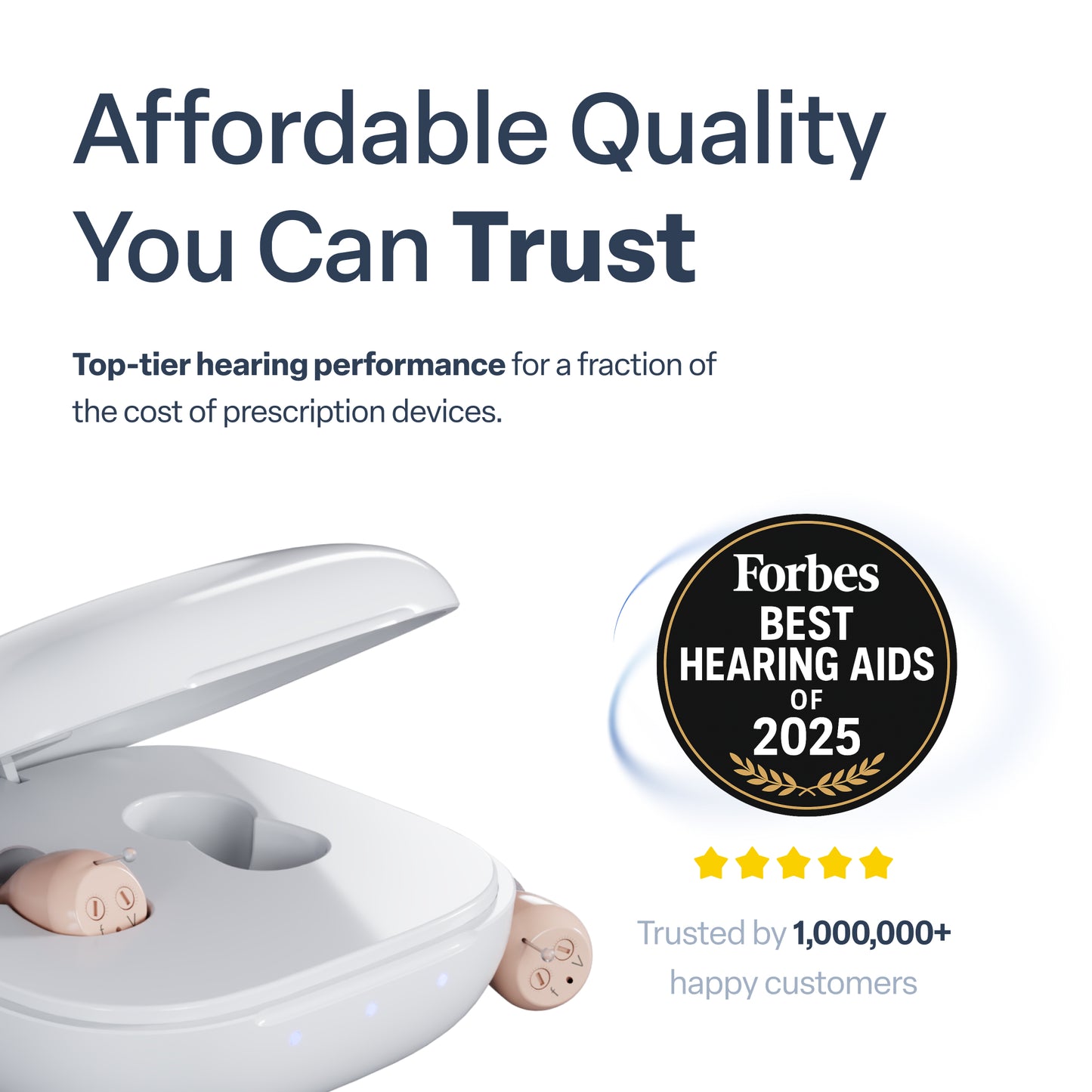 Audien Atom One OTC Hearing Aid (Open-Box)