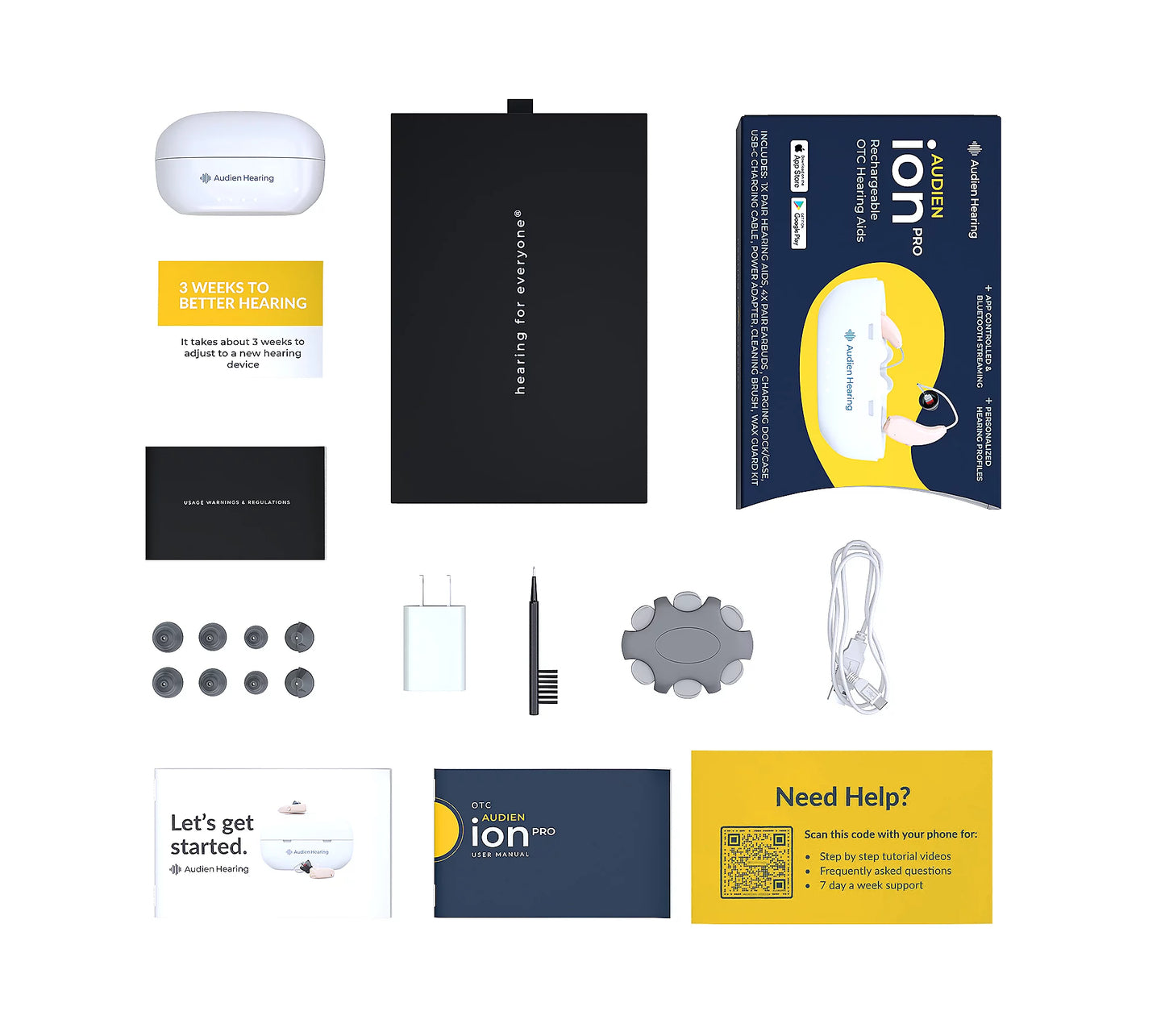 Audien Ion Pro OTC Hearing Aid CX