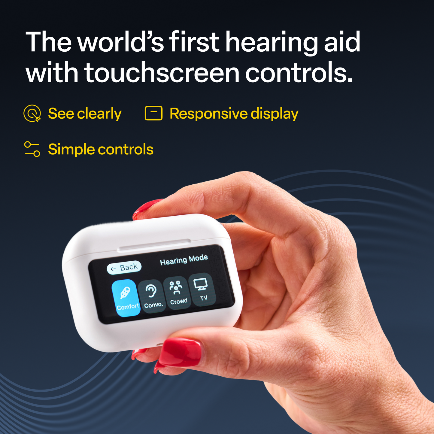 Audien Atom X OTC Hearing Aids - Manufacture Warranty