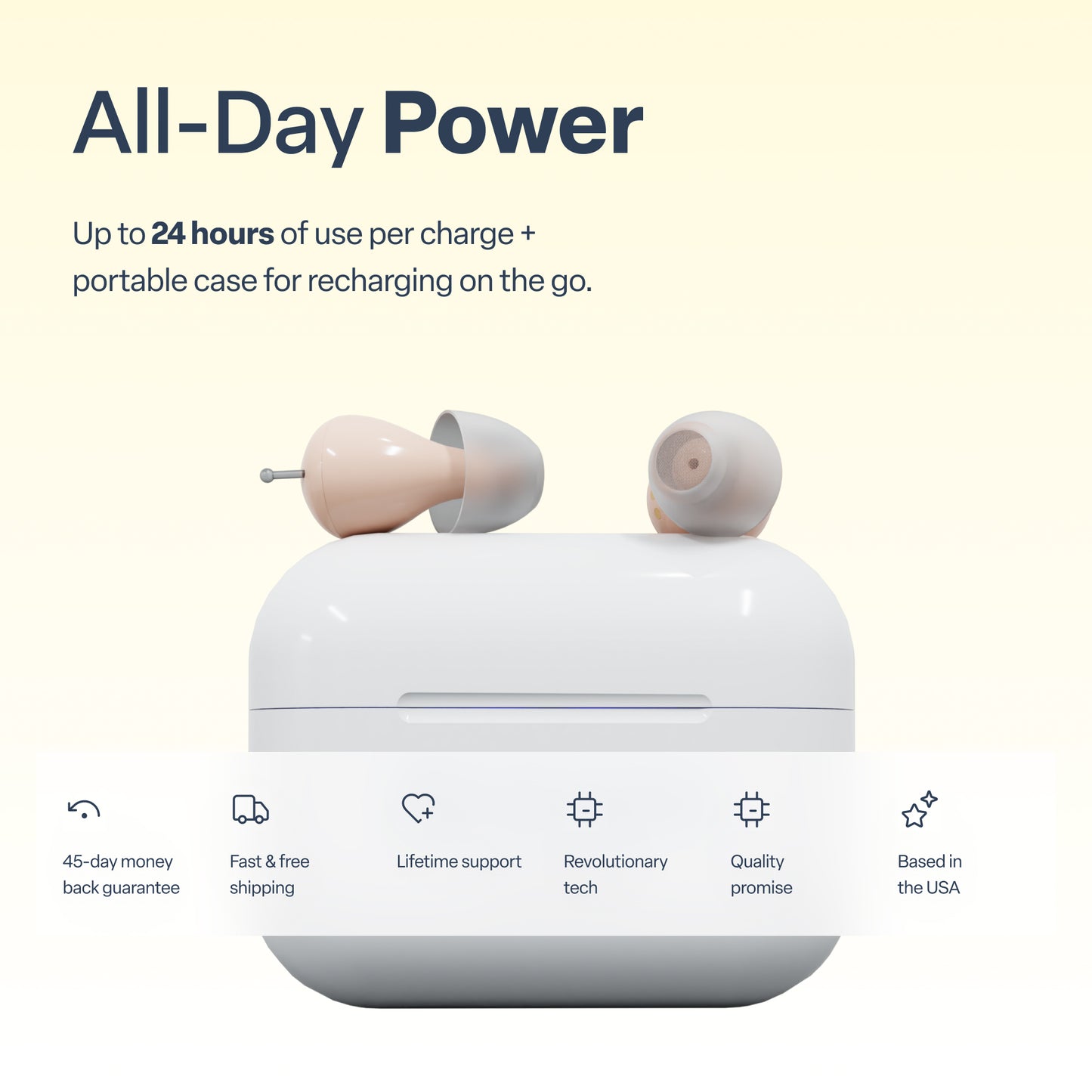 Audien Atom Pro 2 OTC Hearing Aids