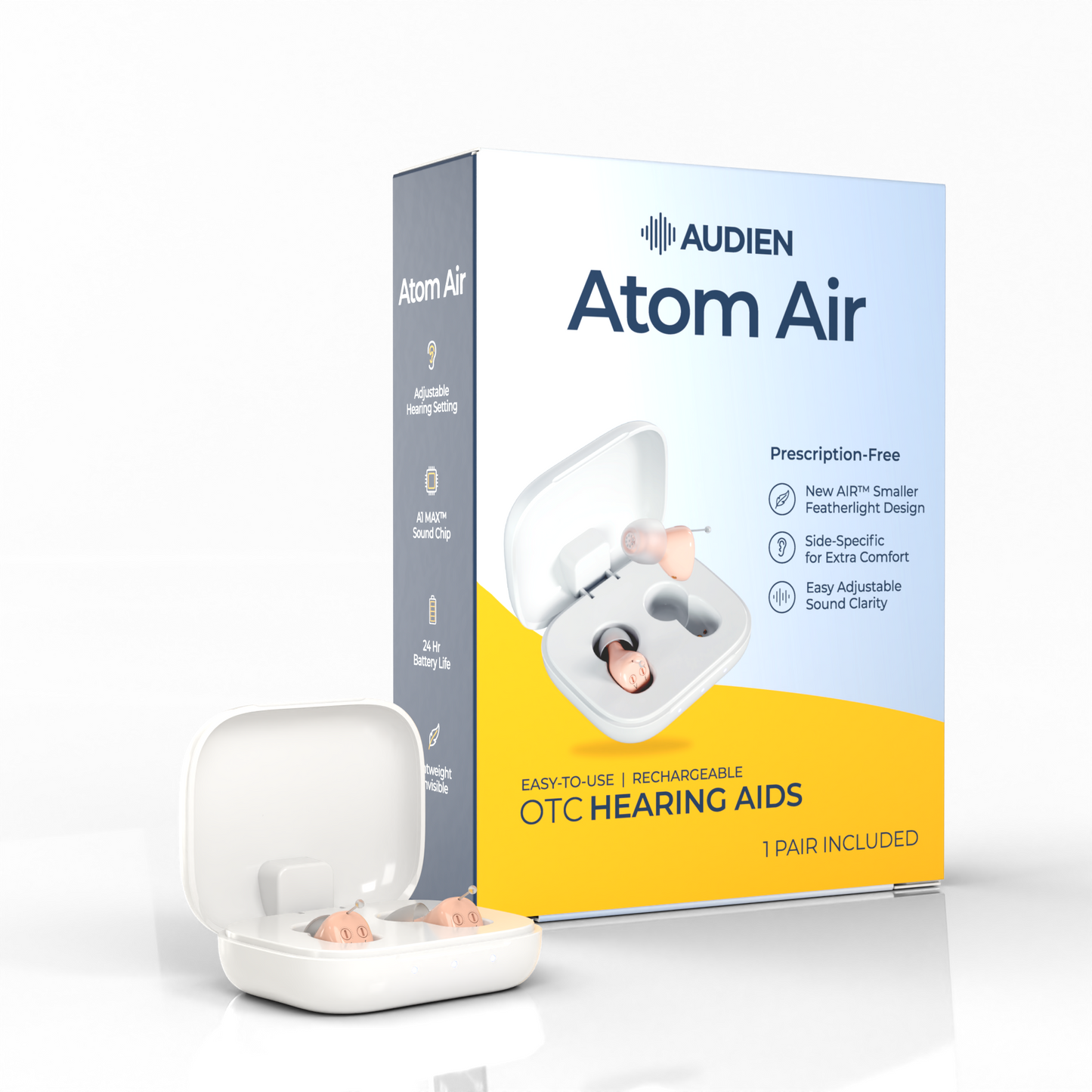 Audien Atom Air OTC Hearing Aids CX